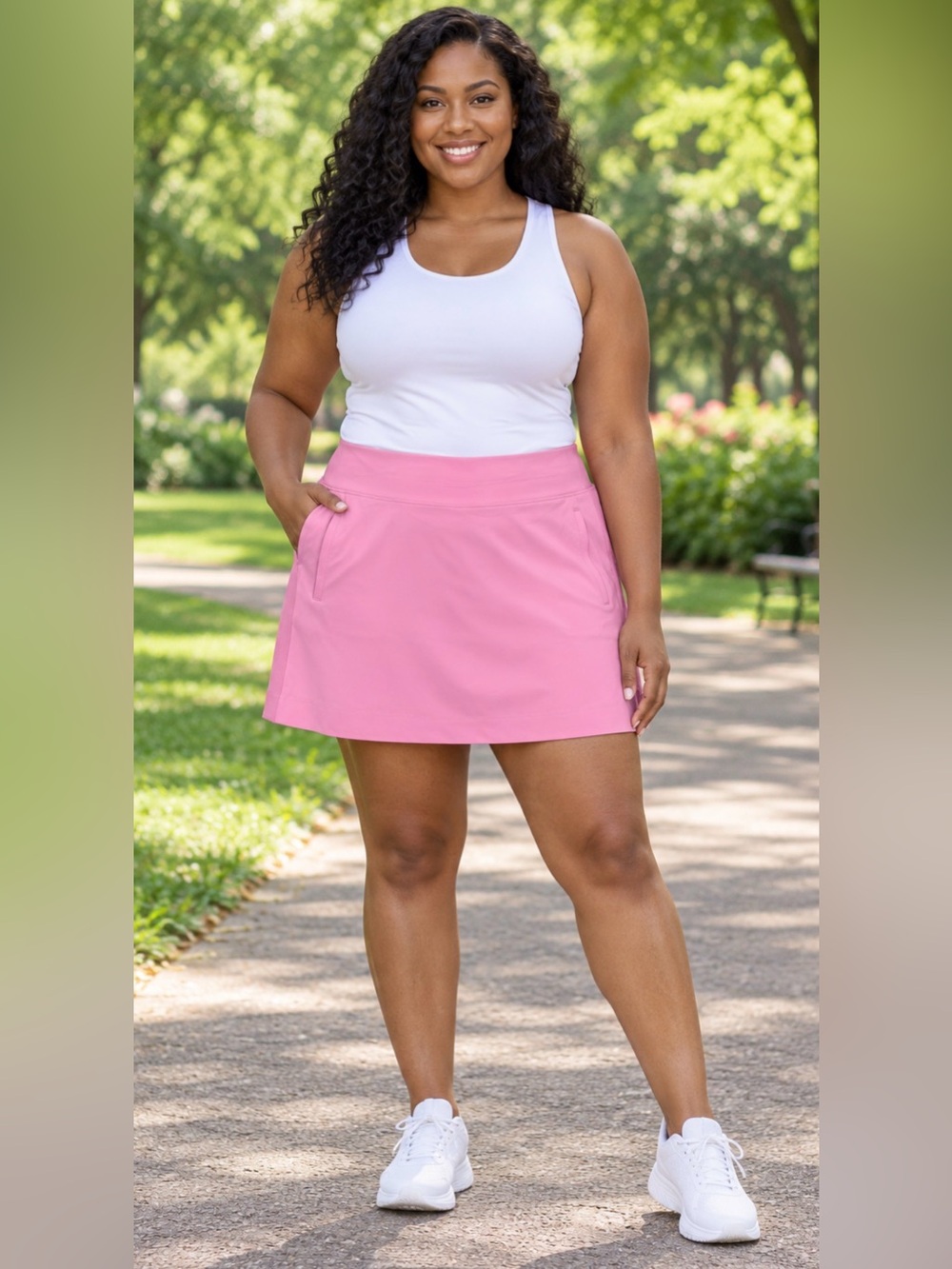 Member’s Mark Pink Stretch Skort